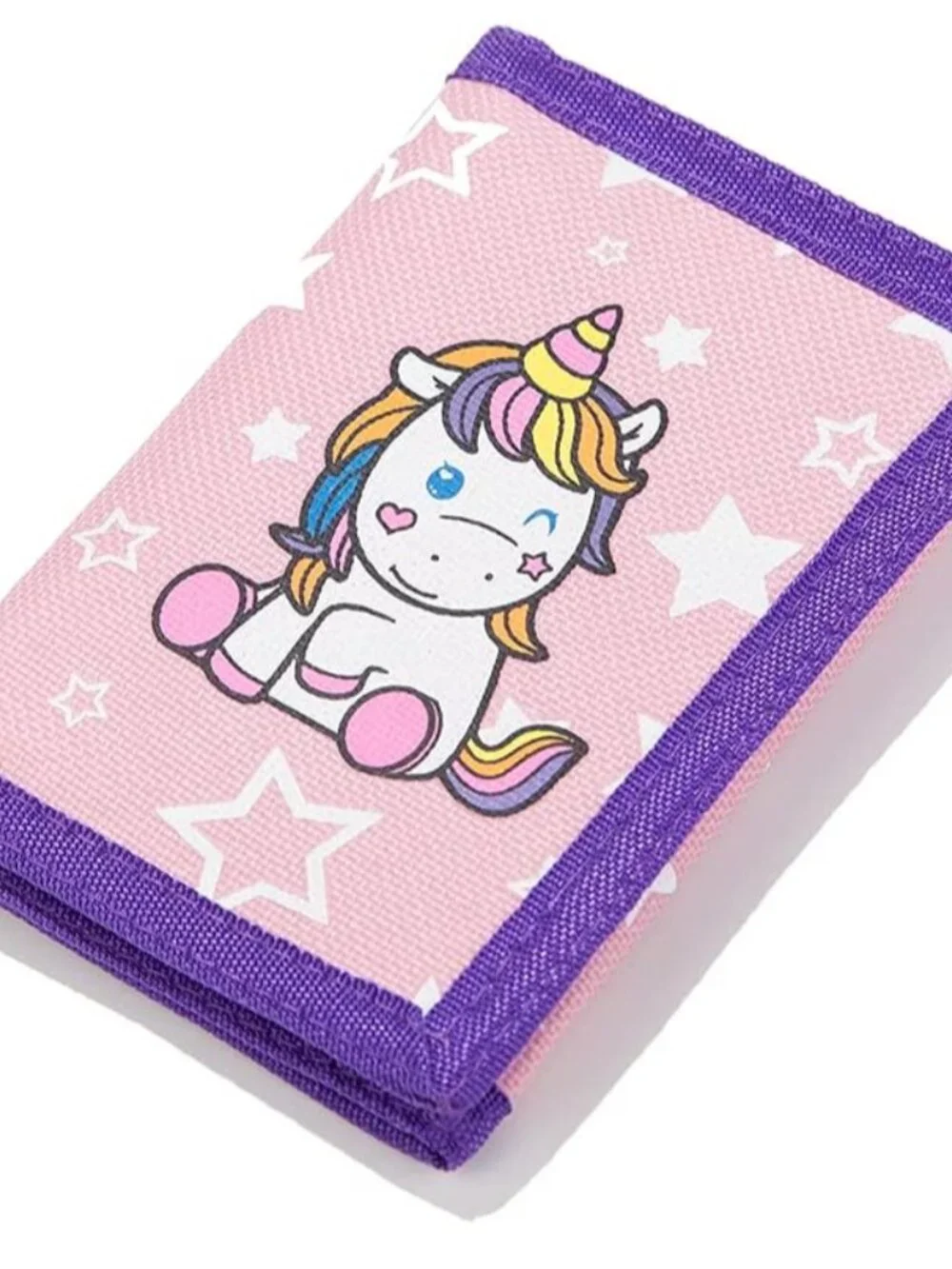 wallet,Teen Wallet with Coin Pocket,Kids Wallets for Girls,RFID Trifold Canvas O